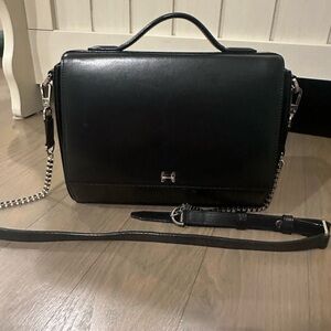 Halston Heritage Black Crossbody Bag